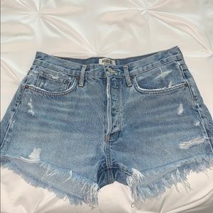 AGOLDE DENIM SHORTS